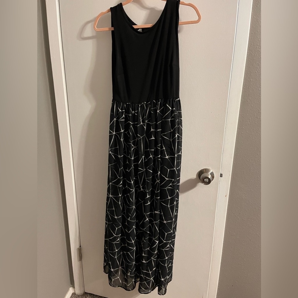 Small Black and White Dress